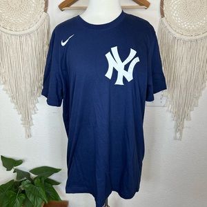 Nike blue and white New York giants men’s tee shirt judge 99 large